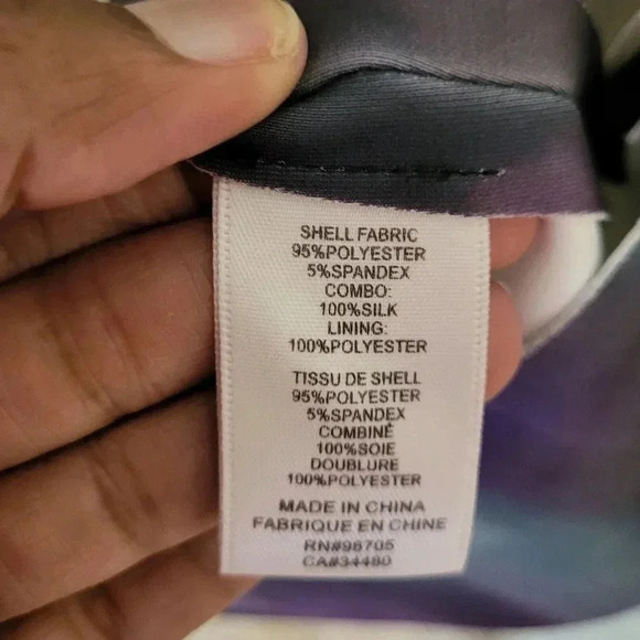 Rebecca Taylor Floral Haze Mock Neck Dress(2) - Picture 10 of 11